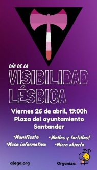 Cartel Día de la Visibilidad Lésbica 2019